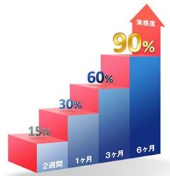 ピンキッシュボーテの美白効果の実感は６ヵ月で90％以上